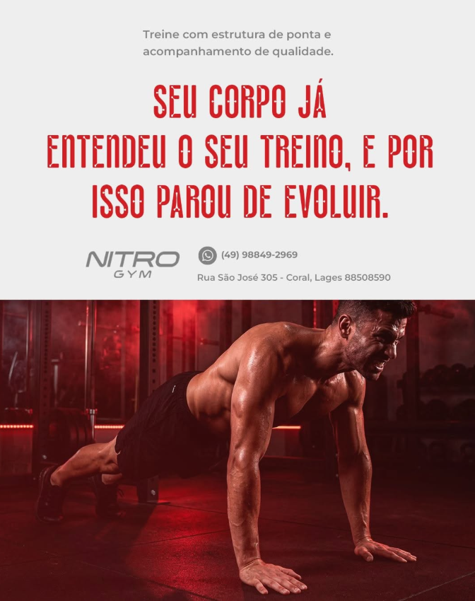 Seu corpo precisa de novo estímulo